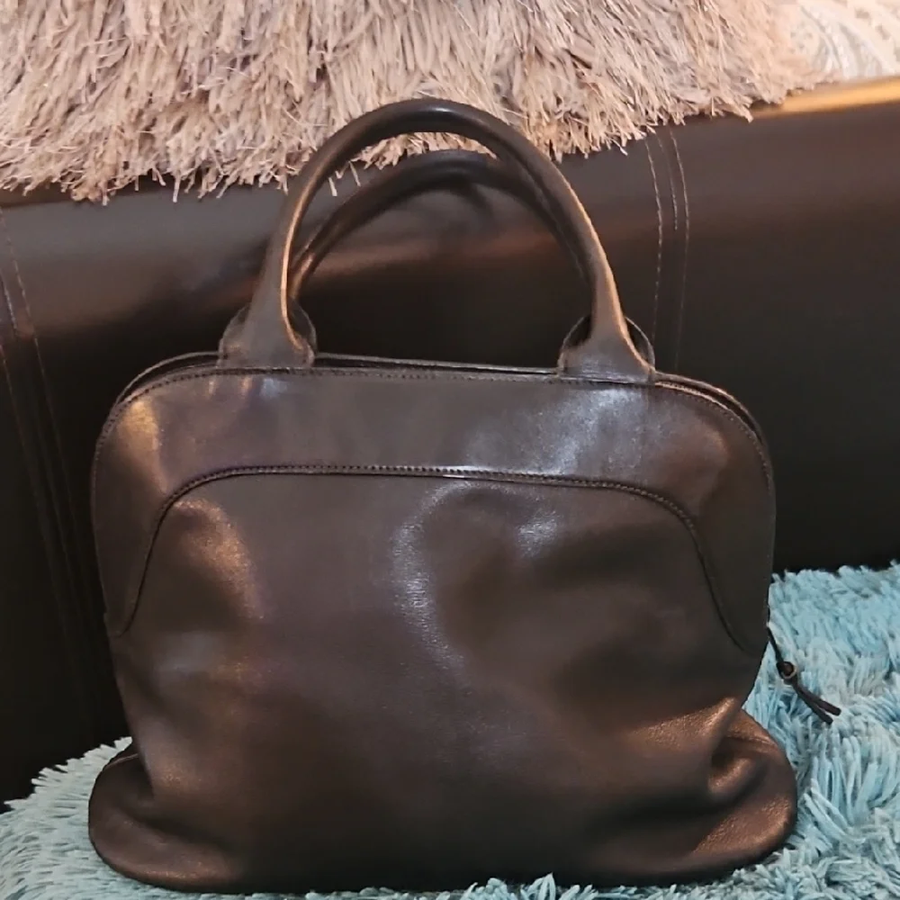 Bally  Black Leather Satchel - Picture 2 of 5